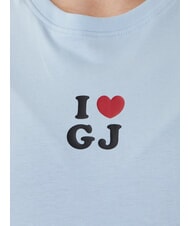 GUESS JEANS I LOVE Baumwoll-T-Shirt Nebelblau - T-Shirts und Tops f&uuml;r Damen - 3