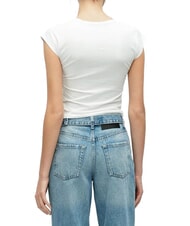 GUESS JEANS RAGLAN Baumwoll-T-Shirt - T-Shirts und Tops f&uuml;r Damen