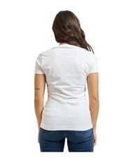 GUESS FEATHER TRIANGLE Baumwoll-T-Shirt - T-Shirts und Tops f&uuml;r Damen