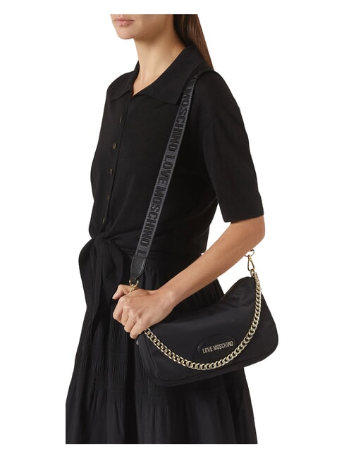 CITY CORE Schultertasche mit Schultergurt Schwarz - Damentaschen