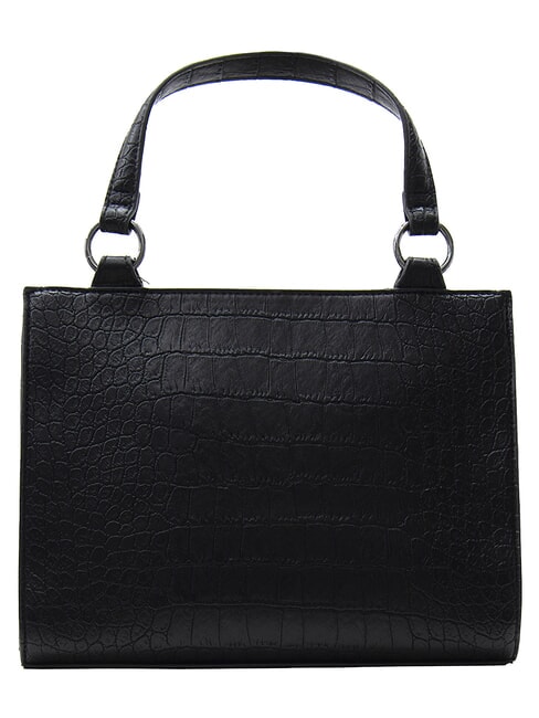JEWEL CROCO Handtasche mit Schulterriemen Schwarz - Damentaschen
