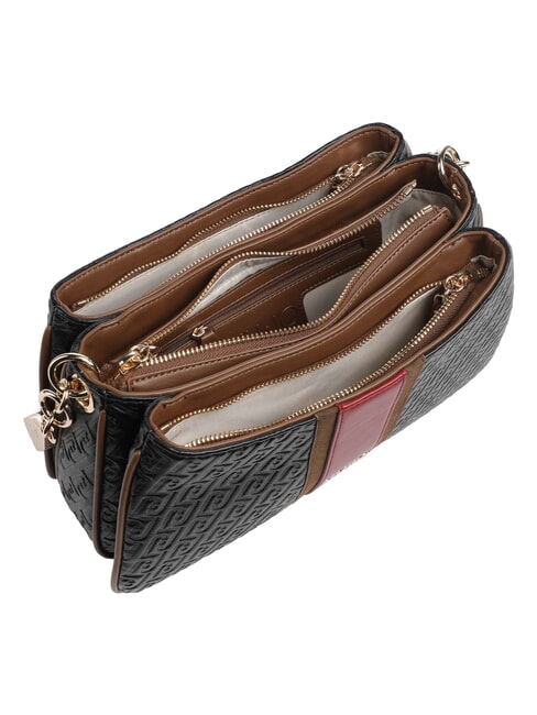 EMATITE Schultertasche mit Schultergurt SCHWARZ - Damentaschen