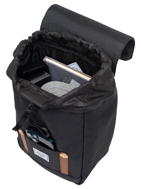 RETREAT Kleiner Rucksack SCHWARZ - Rucks&auml;cke f&uuml;r Schule &amp; Freizeit