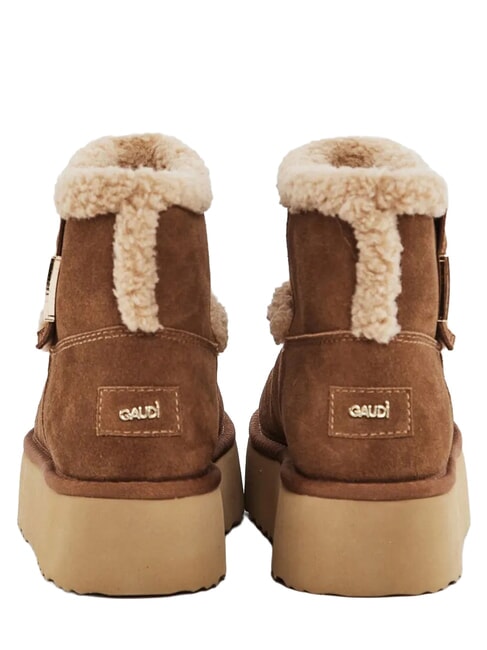 LELLA Wildleder-Ankle-Boots COGNAC - Damenschuhe