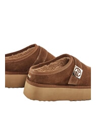 GAUD&Igrave; LELLA Wildlederclogs COGNAC - Damenschuhe - 5