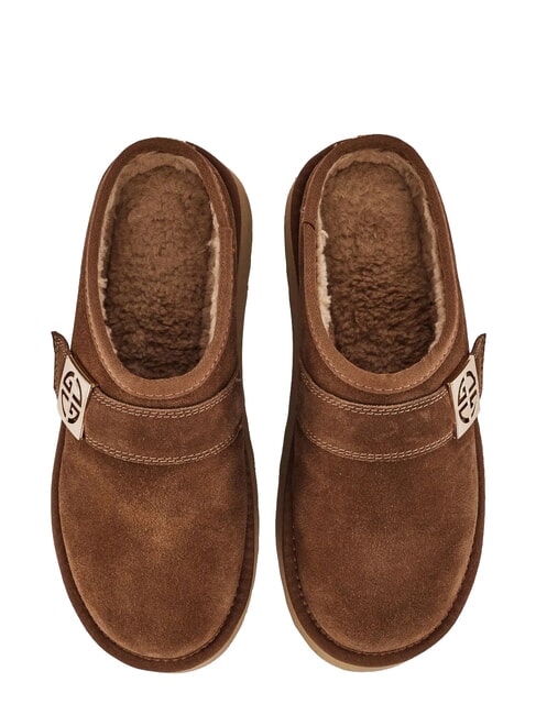 LELLA Wildlederclogs COGNAC - Damenschuhe