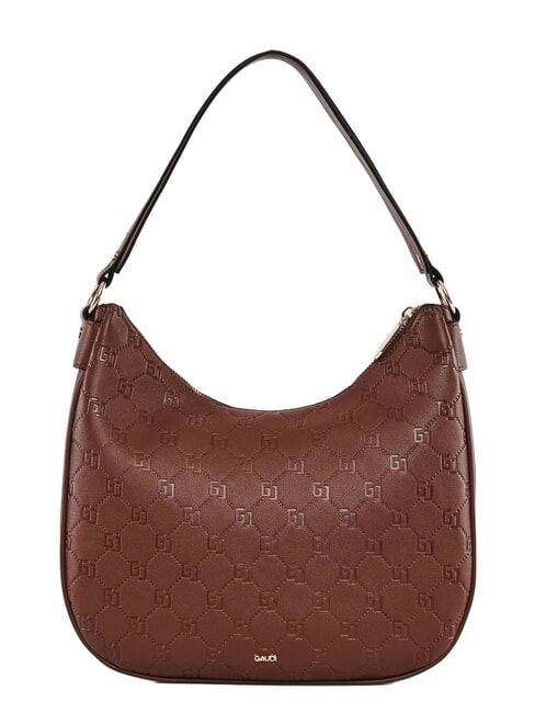 LEA Hobo-Schultertasche mit Schultergurt BRAUN - Damentaschen