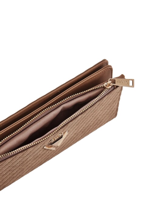 BEA BRAID Gro&szlig;e, gewebte Geldb&ouml;rse Sand - Brieftaschen Damen
