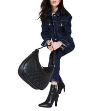 GAUD&Igrave; LEA Hobo-Schultertasche mit Schultergurt SCHWARZ - Damentaschen - 2