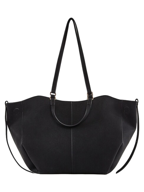GOLENE Schultertasche mit abnehmbarer Clutch SCHWARZ - Damentaschen