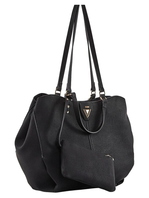 GOLENE Schultertasche mit abnehmbarer Clutch SCHWARZ - Damentaschen