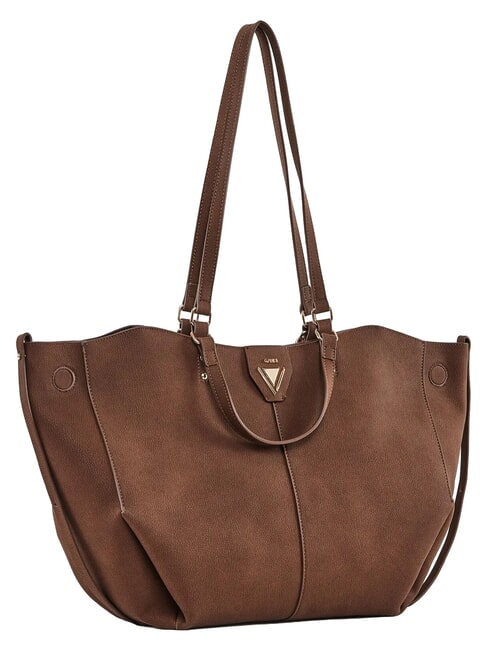 GOLENE Schultertasche mit abnehmbarer Clutch BRAUN - Damentaschen