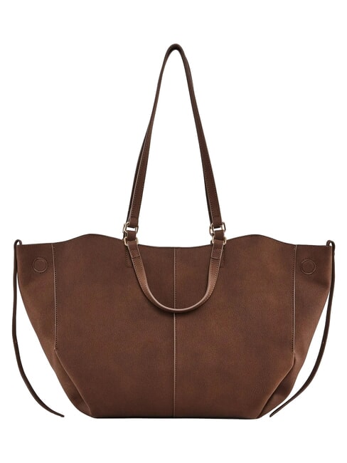 GOLENE Schultertasche mit abnehmbarer Clutch BRAUN - Damentaschen
