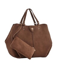 GAUD&Igrave; GOLENE Schultertasche mit abnehmbarer Clutch BRAUN - Damentaschen - 4