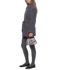 GIANNI CHIARINI ALIFA Schultertasche aus Leder mit Schulterriemen schwarz-wei&szlig;es Zebra - Damentaschen - 2