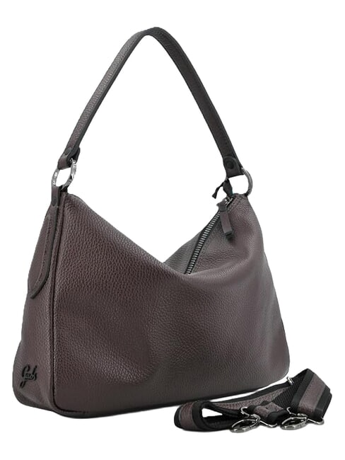 CALIPSO Schultertasche, Leder Mokka - Damentaschen