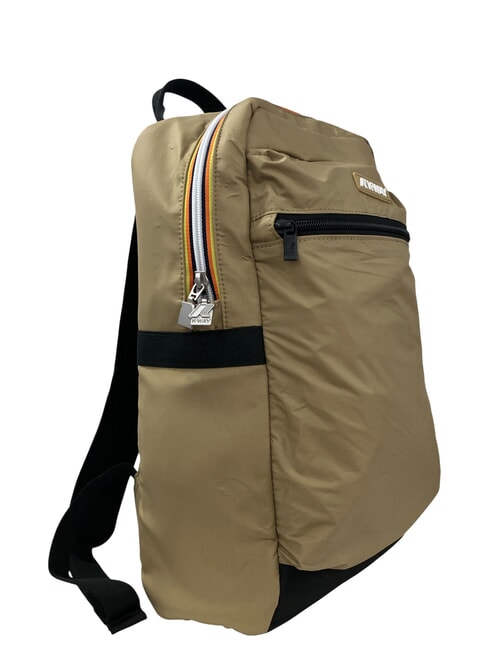 MID LAON Wasserabweisender Nylon-Rucksack beige khaki - Rucks&auml;cke f&uuml;r Schule &amp; Freizeit
