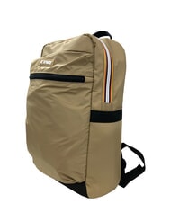 KWAY MID LAON Wasserabweisender Nylon-Rucksack beige khaki - Rucks&auml;cke f&uuml;r Schule &amp; Freizeit - 3