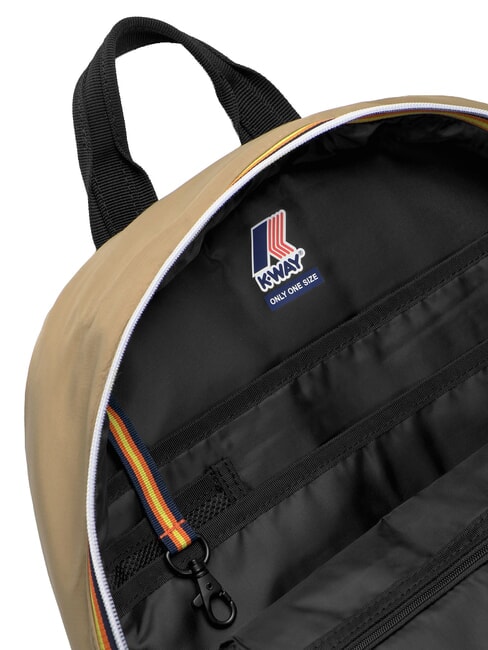 LAON Nylonrucksack beige khaki - Rucks&auml;cke f&uuml;r Schule &amp; Freizeit