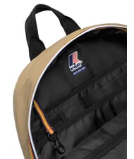 KWAY LAON Nylonrucksack beige khaki - Rucks&auml;cke f&uuml;r Schule &amp; Freizeit - 4