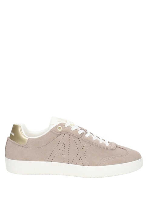 BEA Ledersneakers Schrift + blassgold - Damenschuhe