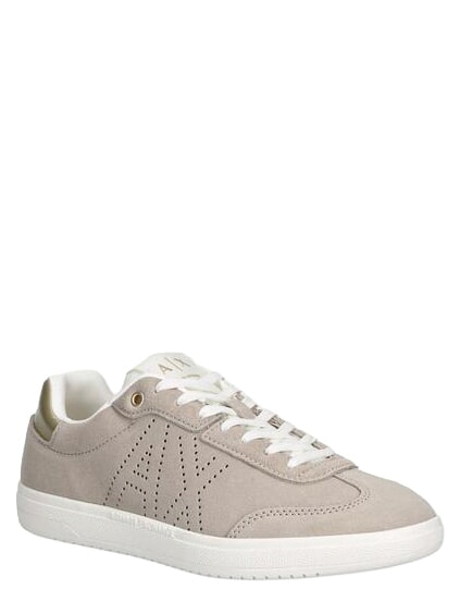 BEA Ledersneakers Schrift + blassgold - Damenschuhe