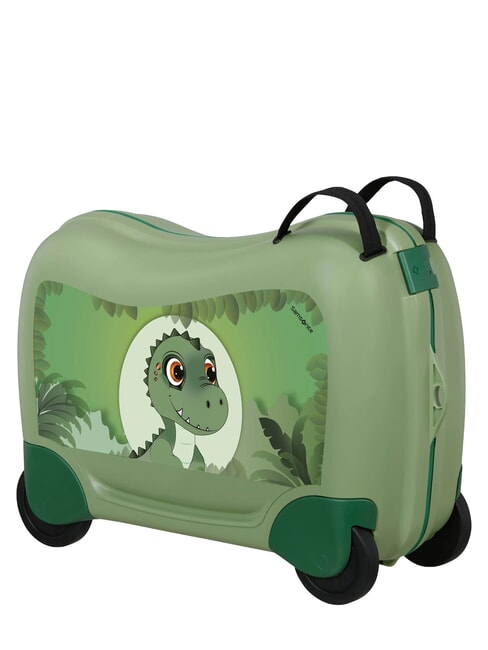 DREAM2GO Aufsitzbarer Kindertrolley DINO-REX - Handgep&auml;ck