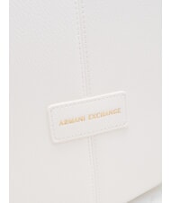 ARMANI EXCHANGE LIZ PEBBLE Gro&szlig;e Hobo-Umh&auml;ngetasche cremefarben - Damentaschen - 3