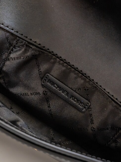 JET SET Schultertasche aus Leder Schwarz - Damentaschen