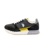 U.S. POLO ASSN. JAKE Sneaker aus gemischtem Leder SCHWARZ - Herrenschuhe - 5