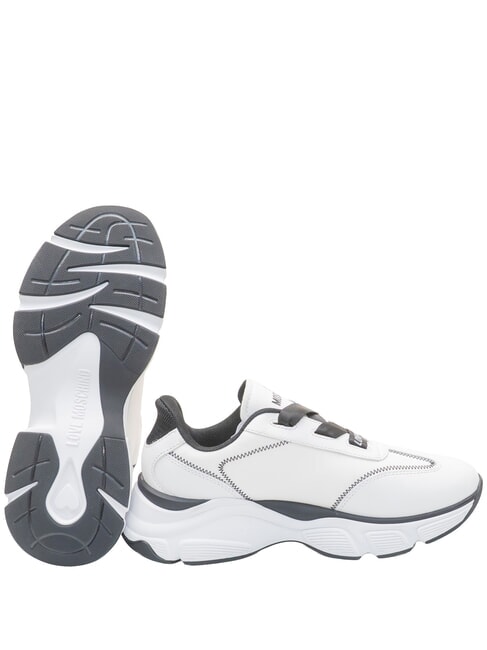 STARDUST Turnschuhe mit hoher Sohle wei&szlig; schwarz - Damenschuhe