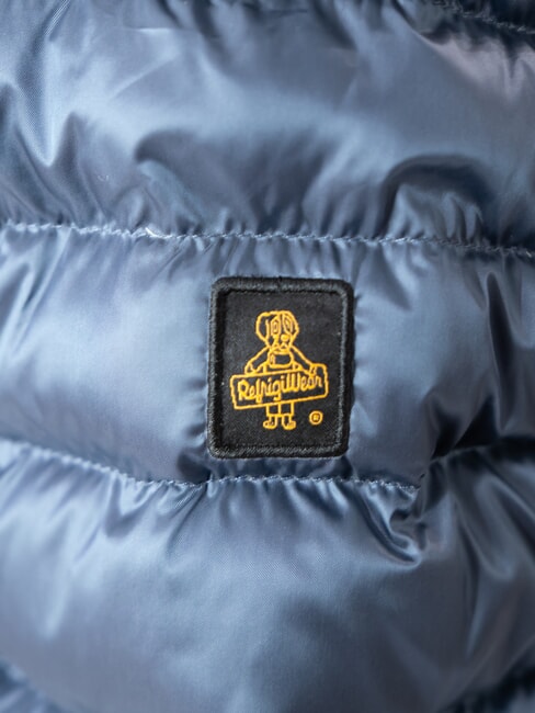 MEAD Daunenjacke mit Kapuze staubiges Blau - Daunenjacken f&uuml;r Damen