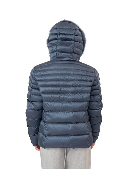 MEAD Daunenjacke mit Kapuze staubiges Blau - Daunenjacken f&uuml;r Damen