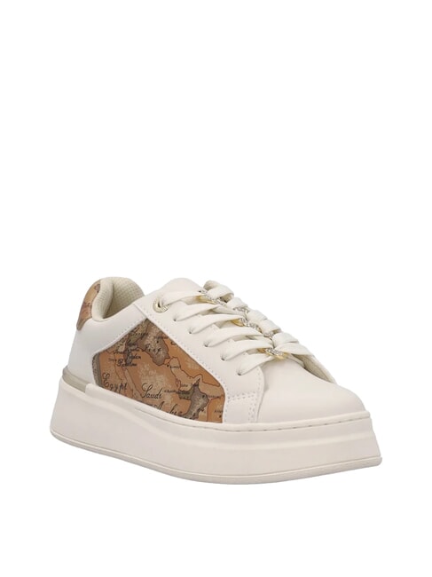 GEO Sneaker mit Schmuckapplikation gebrochenes Wei&szlig;/Geo-Beige - Damenschuhe