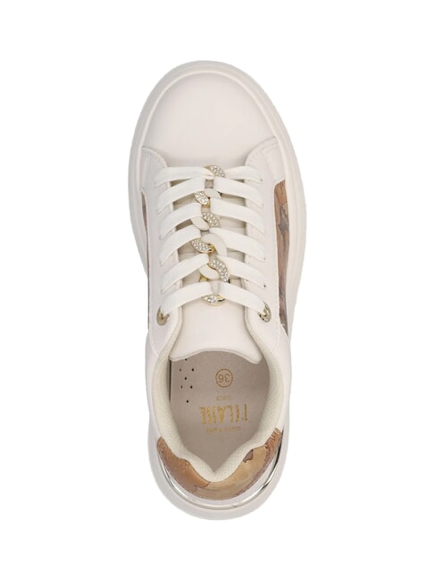 GEO Sneaker mit Schmuckapplikation gebrochenes Wei&szlig;/Geo-Beige - Damenschuhe