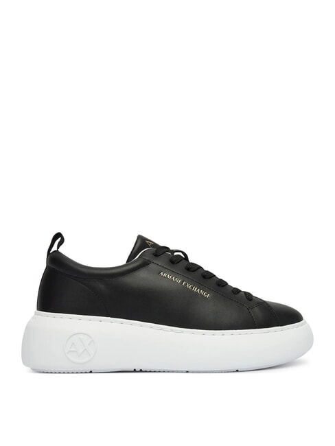 SUPER Ledersneakers Schwarz - Damenschuhe