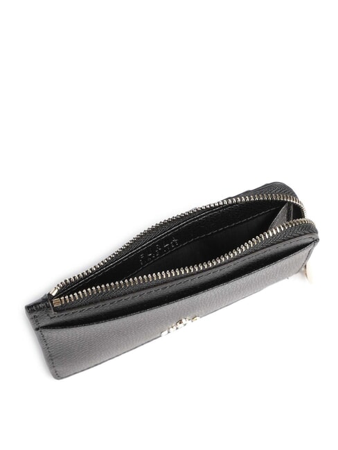 CAMELIA M&uuml;nzbeutel aus Leder Schwarz - Brieftaschen Damen
