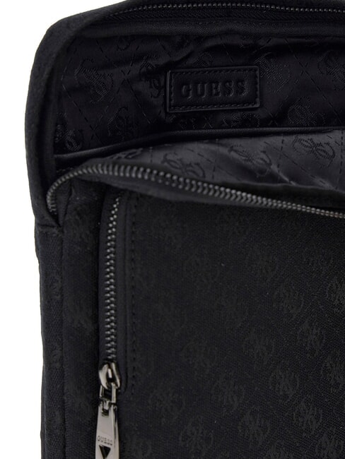 BOSTON Flache Tasche dunkles Schwarz - Umh&auml;ngetaschen Herren