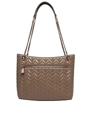 GUESS CHERYL 2 Umh&auml;ngetasche dunkles Taupe - Damentaschen - 3