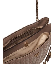 GUESS CHERYL 2 Umh&auml;ngetasche dunkles Taupe - Damentaschen - 4