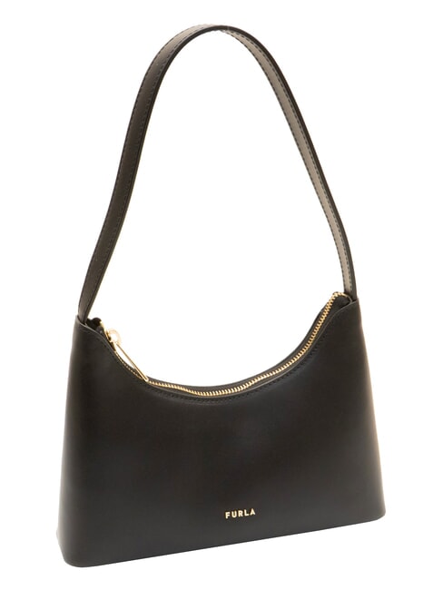DIAMANTE Schultertasche, Leder Schwarz - Damentaschen