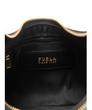 FURLA DIAMANTE Schultertasche, Leder Schwarz - Damentaschen - 4