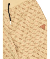 GUESS KIDS ACTIVE Jogginghose 4g aop beige wei&szlig; - Kinderhosen - 3