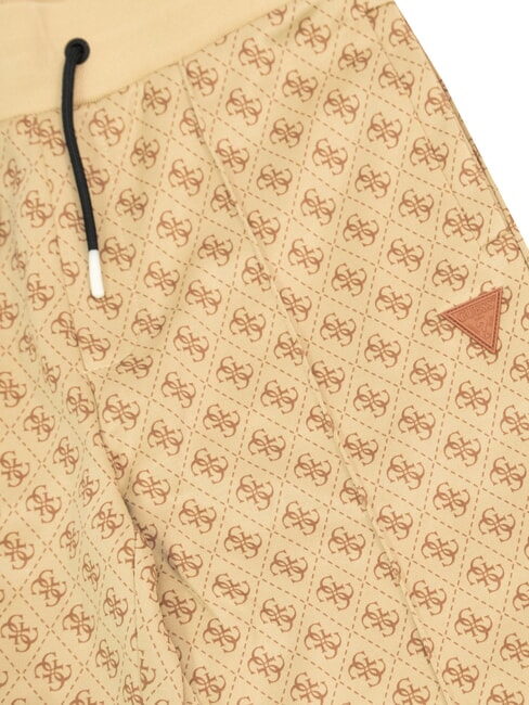 KIDS ACTIVE Jogginghose 4g aop beige wei&szlig; - Kinderhosen