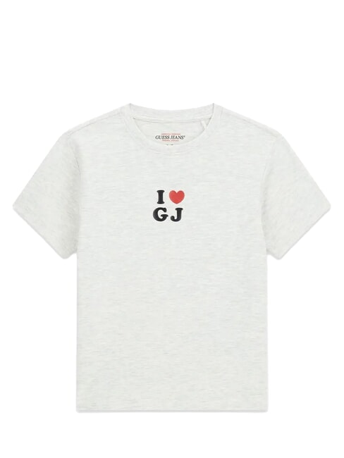 I LOVE GJ Baumwoll-T-Shirt gj lt grey heather - T-Shirts und Tops f&uuml;r Damen