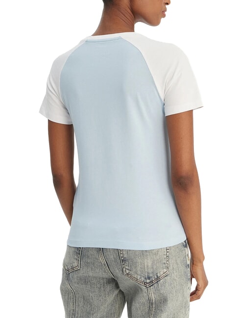 RAGLAN Baumwoll-T-Shirt Nebelblau - T-Shirts und Tops f&uuml;r Damen