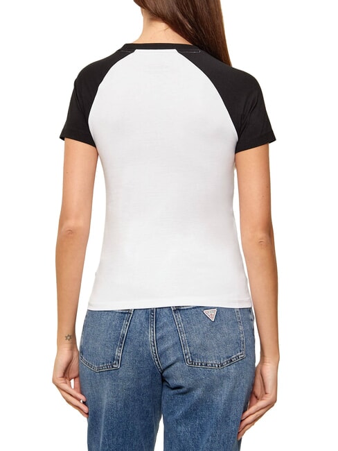 RAGLAN Baumwoll-T-Shirt purwei&szlig; - T-Shirts und Tops f&uuml;r Damen