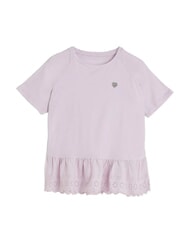 GUESS KID M&auml;dchen-T-Shirt leichter Nebel Flieder - Kinder-T-Shirt - 2