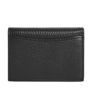 COCCINELLE METALLIC SOFT Kompakte Ledergeldb&ouml;rse Schwarz - Brieftaschen Damen - 3