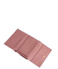 COCCINELLE METALLIC SOFT Bifold-Brieftasche aus geh&auml;mmertem Leder - Brieftaschen Damen